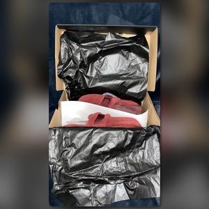 Brand New Mens Ugg Slippers In Size 9. They Are Color Red.